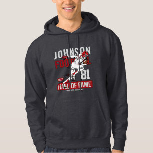Personalized Football PLAYER Team NUMBER Sports Hoodie