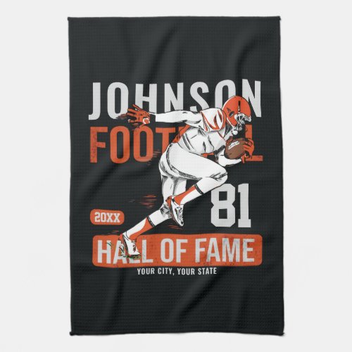 Personalized Football PLAYER Team NUMBER Sports    Kitchen Towel