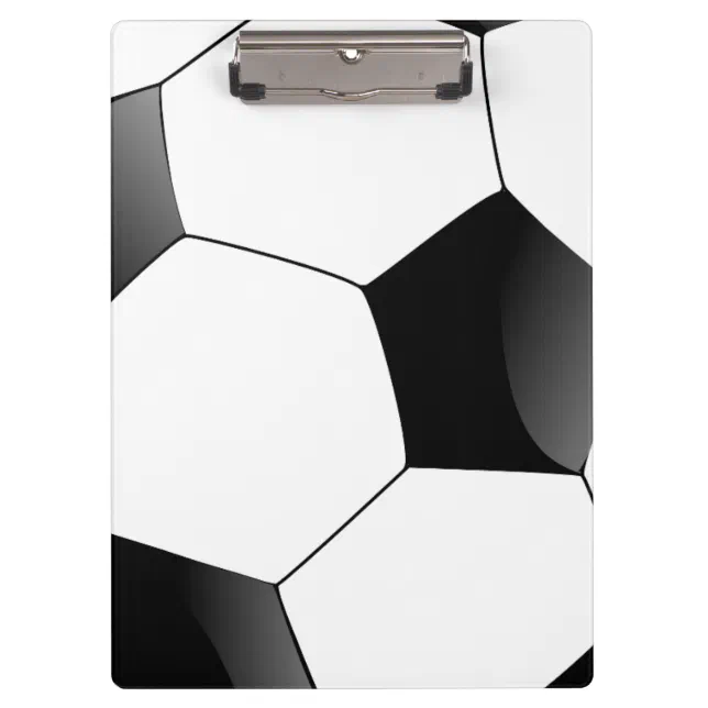 Personalized Football Soccer Ball Fan Sports Clipboard Zazzle