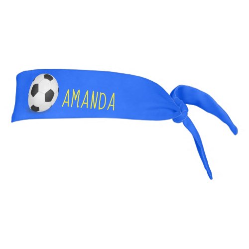 Personalized Football Soccer Headband Custom Name