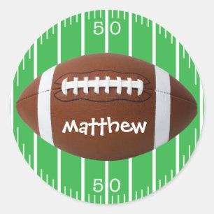 Personalized Football Sticker