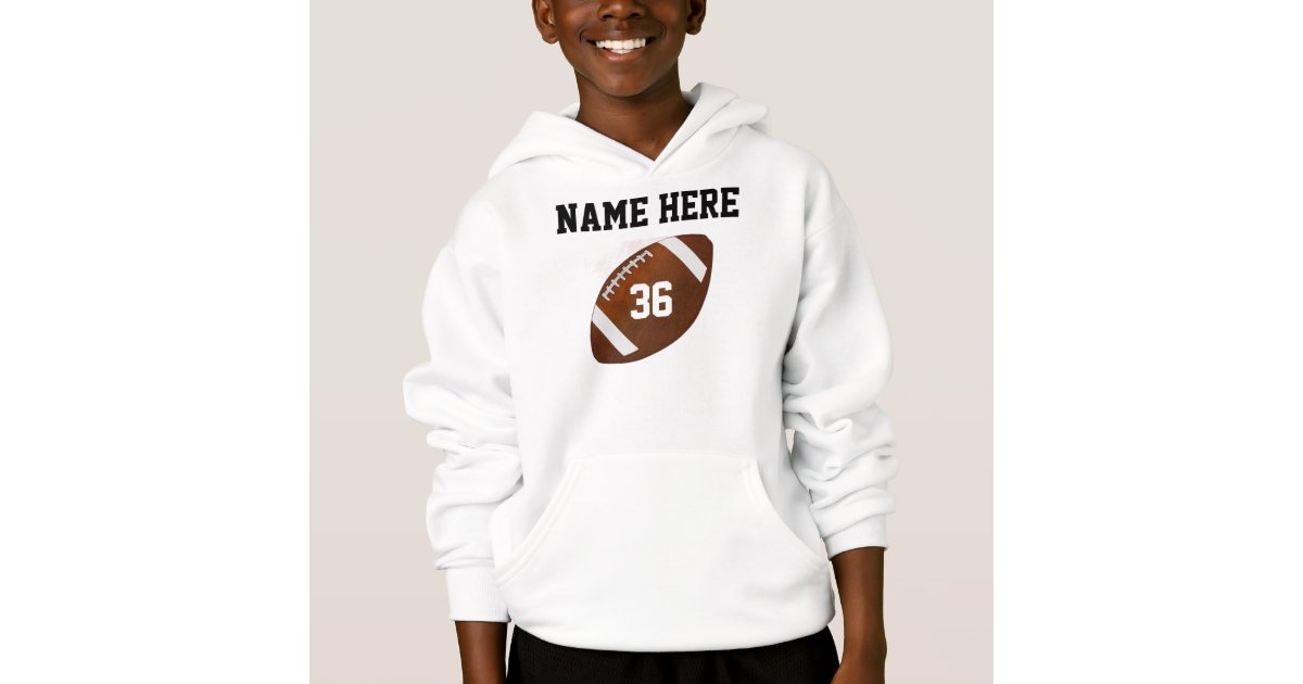 Personalized Football Sweatshirts or other Apparel Zazzle