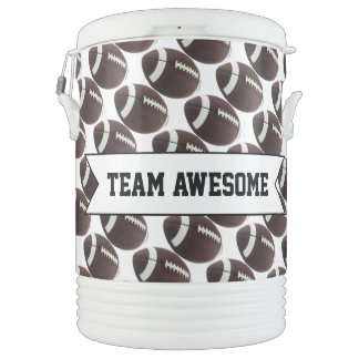Personalized Football Team or Name Cooler