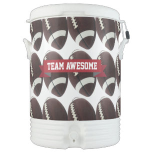 Personalized Football Team or Name Cooler