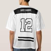 Personalized Football Team Outline Font Men's Football Jersey