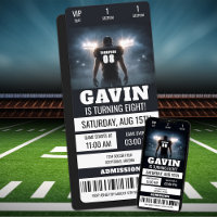 Personalized Football Ticket Birthday Party