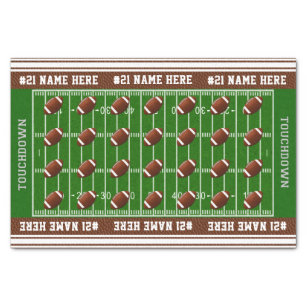 Personalized Football Tissue Paper Name and Number