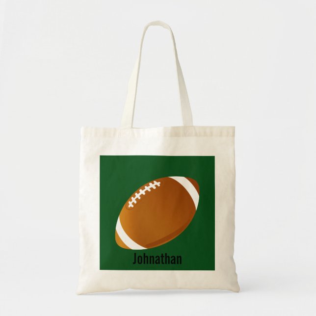 Personalized Football Tote Bag (Front)