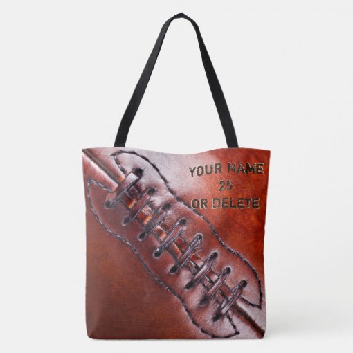 Personalized Football Tote Bags Zazzle