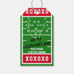 Personalized Football Valentine's Day Cards Gift Tags