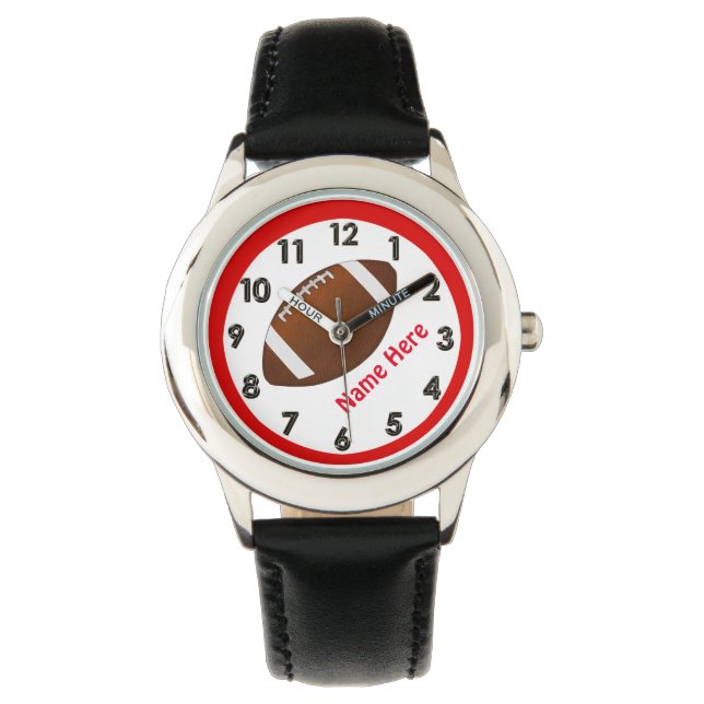 Personalized Football Watches for Boys (Front)