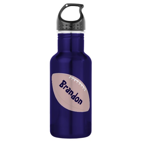 Personalized Football Water Bottle