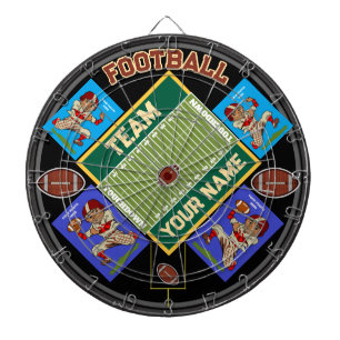 Personalized Football YOUR PHOTOS Dart Board