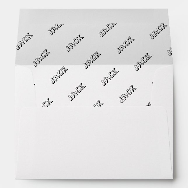 Personalized for baby shower envelope (Back (Bottom))