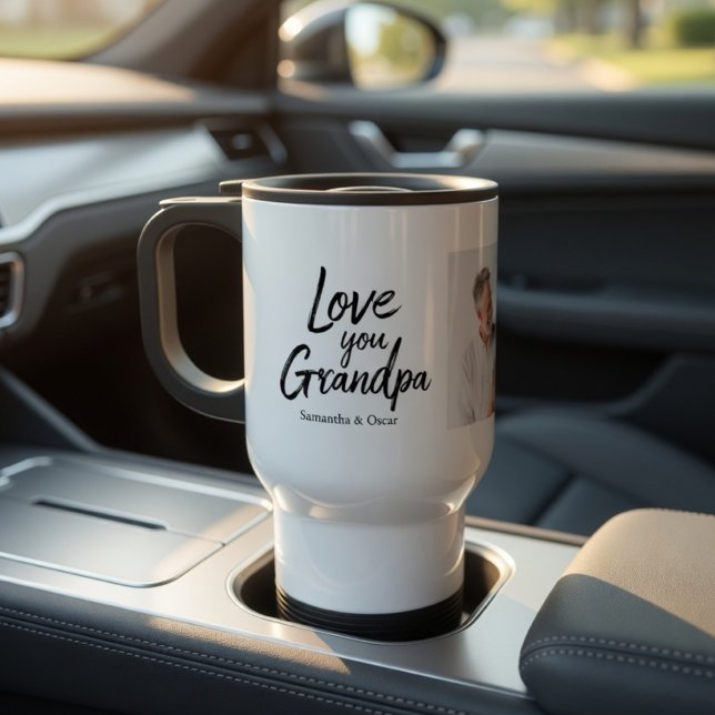 Personalized for Dad with Photo | Custom Gift Travel Mug (Creator Uploaded)