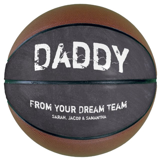 Personalized for Daddy, from team Basketball (Front)