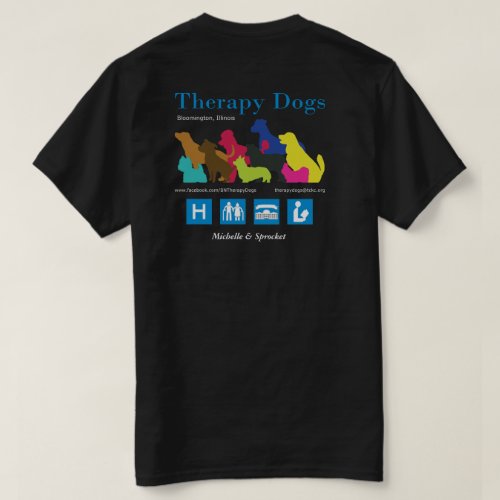 Personalized  _ for dark colors Therapy Dogs BI T_Shirt