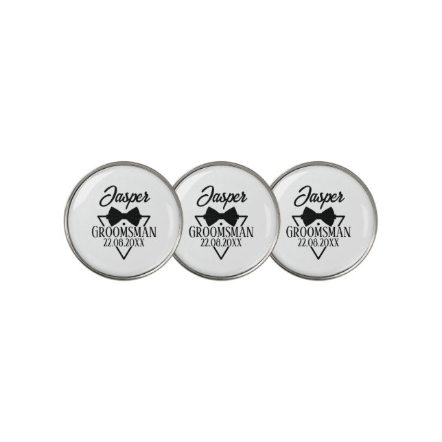 Personalized for Groomsman Golf Ball Marker (3 Up)