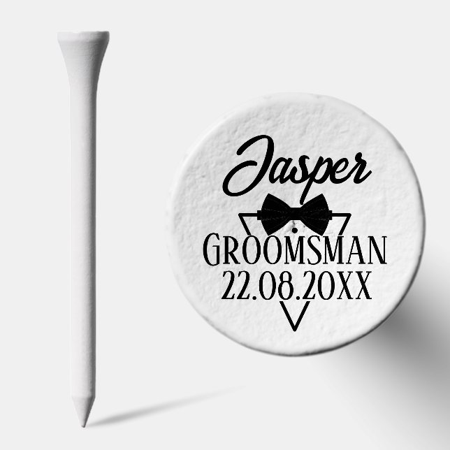Personalized for Groomsman Golf Tees (Combo)