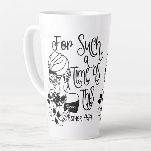 Personalized For Such A Time As This Christian Latte Mug