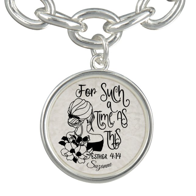 Personalized For Such A Time As This Christian T-S Bracelet (Design)