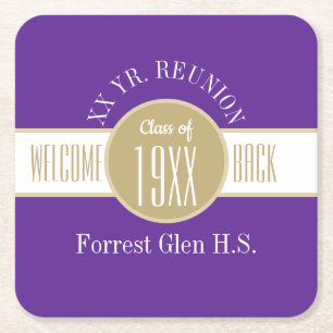Personalized for you!! Class Reunion Paper Coaster