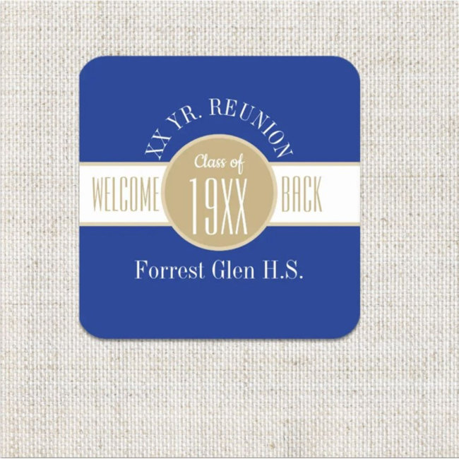 Personalized for you!! Class Reunion Paper Coaster