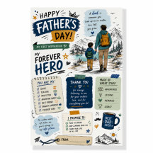 Personalized Forever Hero Father’s Day Poster