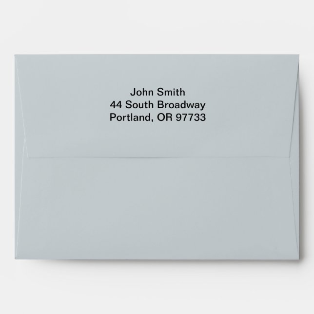 Personalized Formal Invitation Envelope (Back (Top Flap))