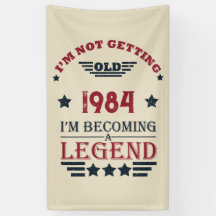 Personalized forty vintage 40th birthday party