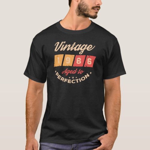 Personalized forty vintage 40th birthday party T-Shirt