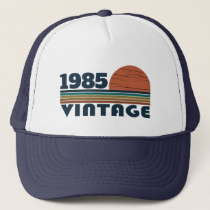 Personalized Forty vintage 40th birthday party Trucker Hat