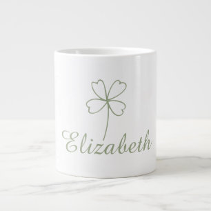 Personalized Four Leaf Clover Specialty Mug - Cust