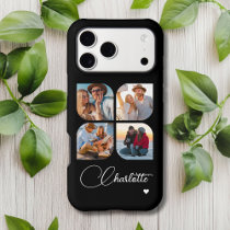 Personalized Four Photo Name Collage Gift iPhone 17 Pro Max Case