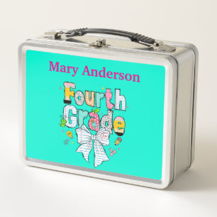 Personalized Fourth Grade Lunch Box
