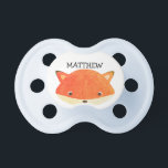 Personalized Fox Pacifier<br><div class="desc">Woodland Creatures Forest Animals Pacifier</div>