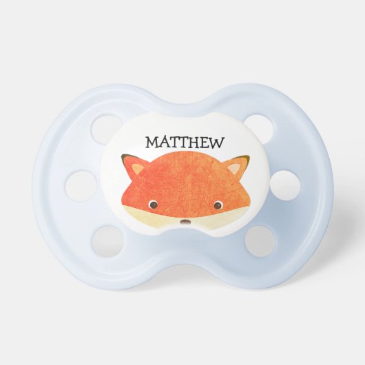 Personalized Fox Pacifier (Front)