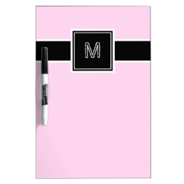 Personalized Framed Monogram On Simple Message Dry Erase Board