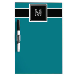 Personalized Framed Monogram On Simple Message Dry Erase Board