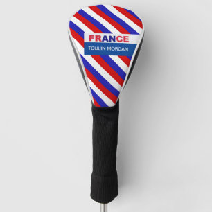 Personalized France Flag Golf Head Cover
