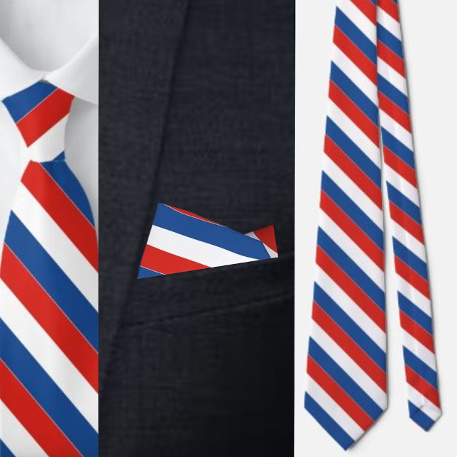 Personalized  France Flag Neck Tie (Creator Uploaded)