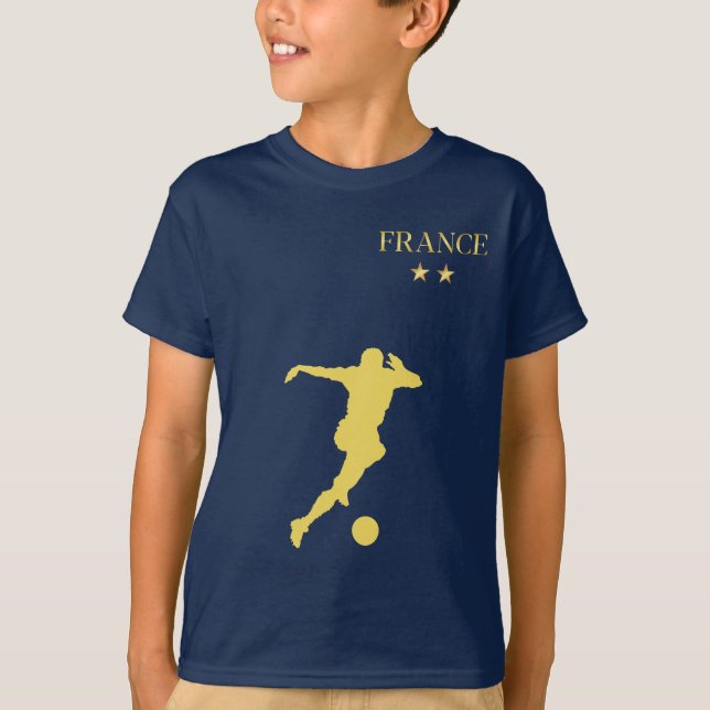 Personalized France Soccer T-Shirt (Front)
