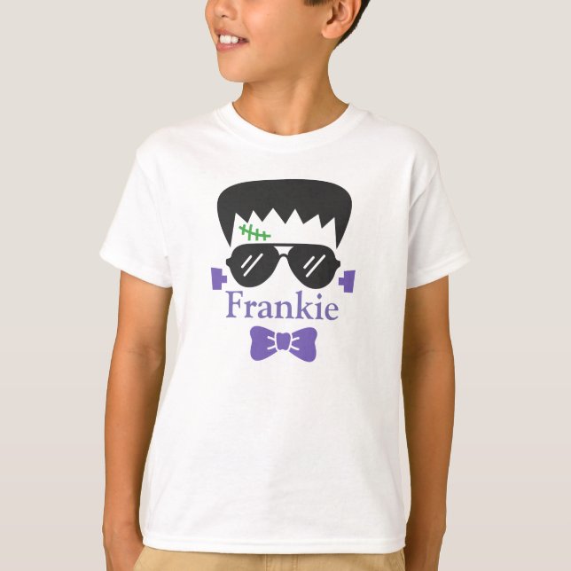 Personalized Frankenstein Halloween T-Shirt  (Front)