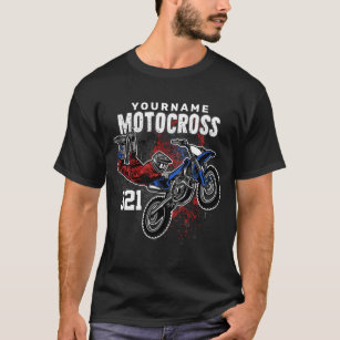 Personalized Freestyle Motocross Racing FMX Tricks T-Shirt