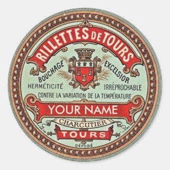 Personalized French Apothecary Label by JoyMerrymanStore at Zazzle