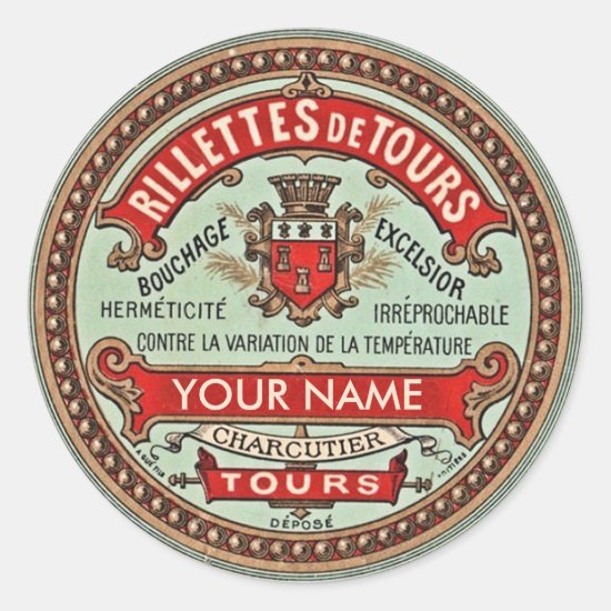 Personalized French Apothecary Label