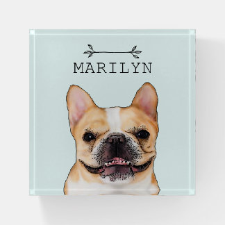 Personalized French Bulldog | Cute Frenchie Custom Paperweight