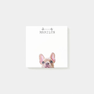 Personalized French Bulldog Cute Frenchie Post-it Notes