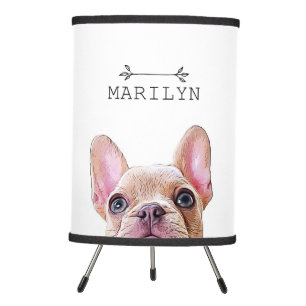 Personalized French Bulldog Cute Frenchie Tripod Lamp