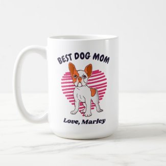 Personalized French Bulldog Dog Mom Custom Text
